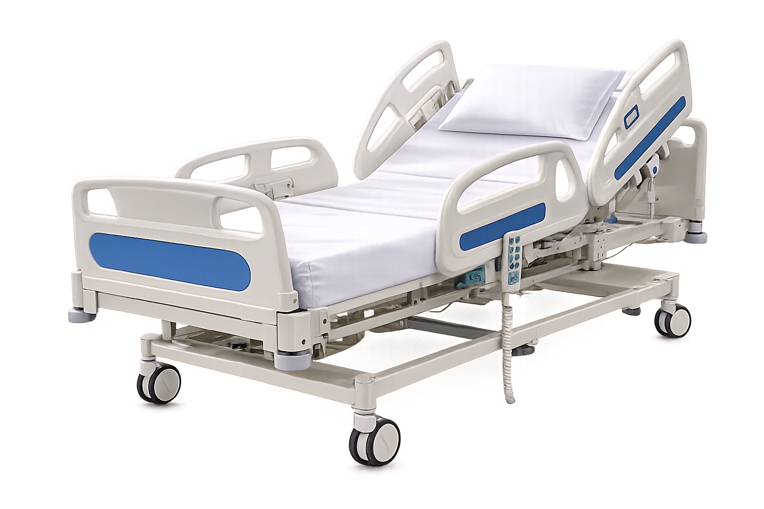 Electric ICU bed manufactured by MMHX Surgical, Delhi